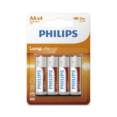 PHILIPS PİL ALKALİN 4LÜ AA LR6 1.5V