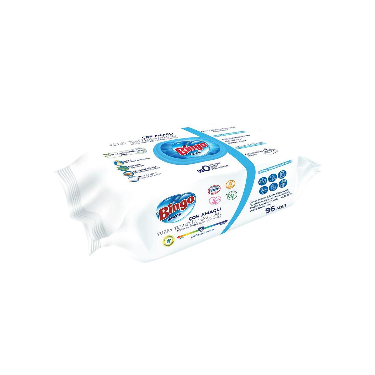 BİNGO YÜZEY TEMİZLİK HAVLUSU 96LI