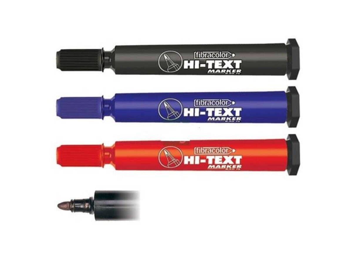 HI-TEXT KOLİ KALEMİ YUV.UÇ KIRMIZI 830 PBK