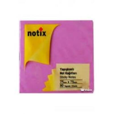 NOTİX YAPIŞKANLI NOT KAĞIDI 80YPR. 75x75 PEMBE