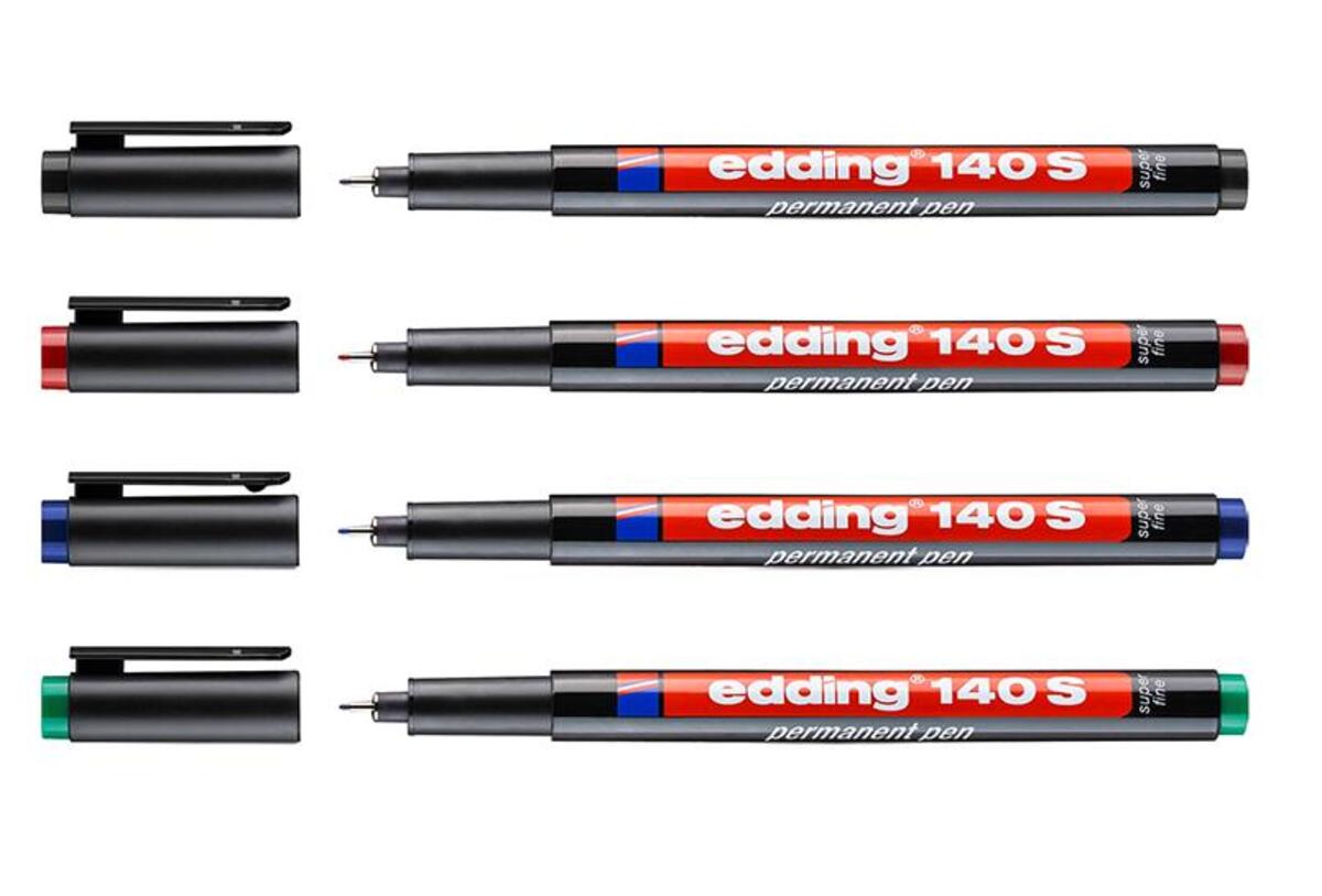 EDDİNG ASETAT KALEMİ SİYAH E-140 S