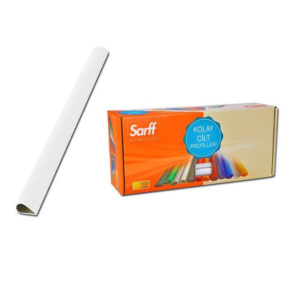 SARFF SIRTLIK 6MM BEYAZ OVAL 100LÜ
