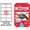 ETKİN YN5610 LASER ETİKET 10 LU 105x57