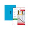 TANEX LAZER ETİKET 30x12 TW-2095 MAVİ