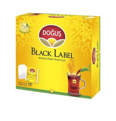 DOĞUŞ BARDAK POŞET ÇAY BLACK LABEL 100 LÜ