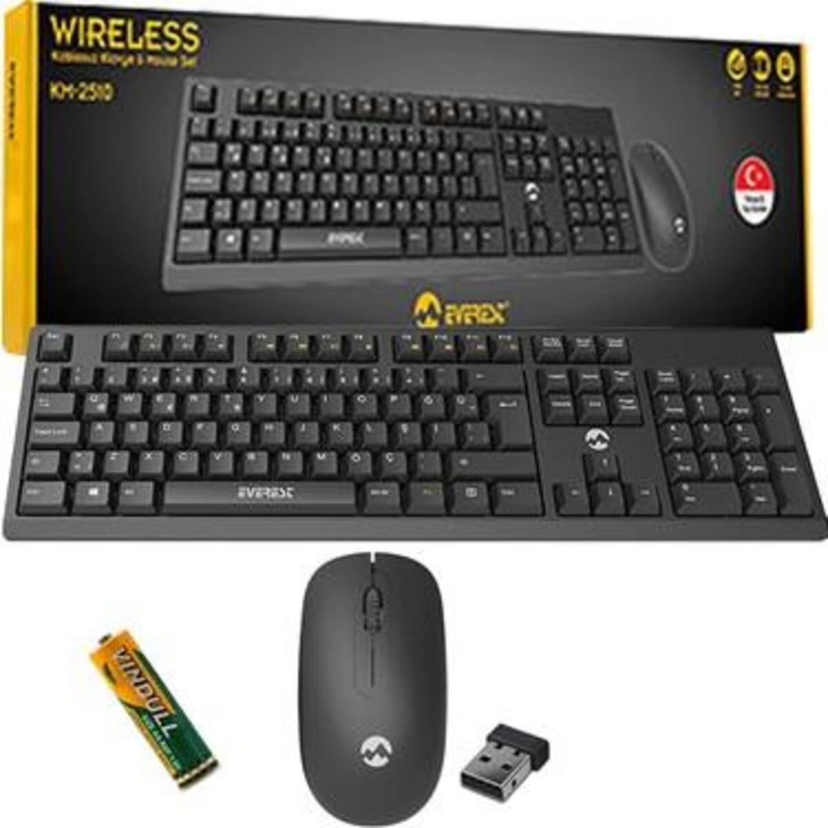 EVEREST KABLOSUZ SET KM-2510