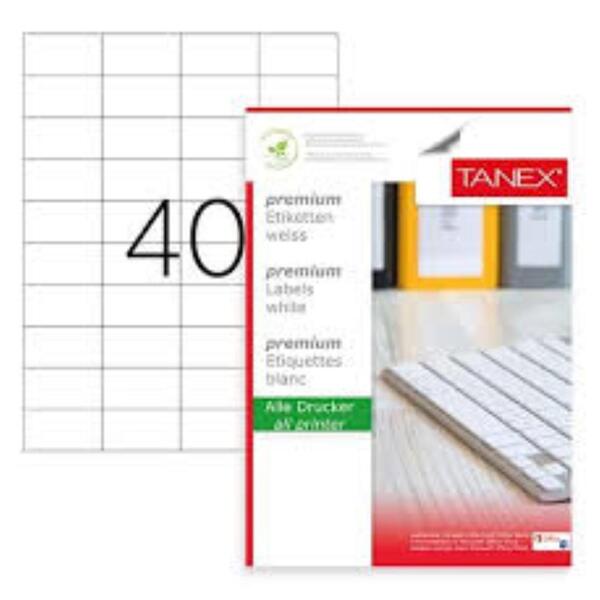 TANEX LAZER ETİKET 52,5x29,7 TW-2040