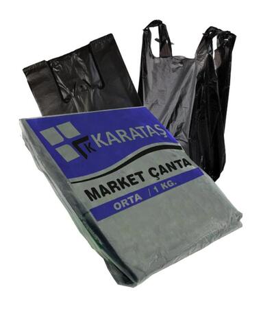 MARKET POŞET SİYAH ORTA 1KG