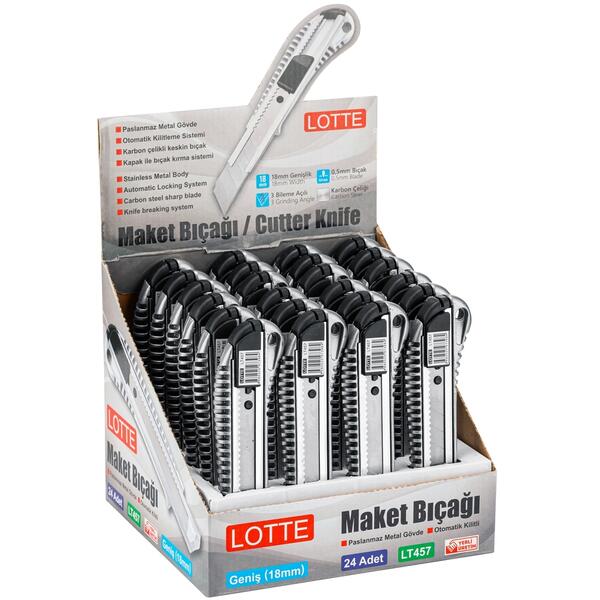 MAKET BIÇAĞI GENİŞ METAL 48 ADET