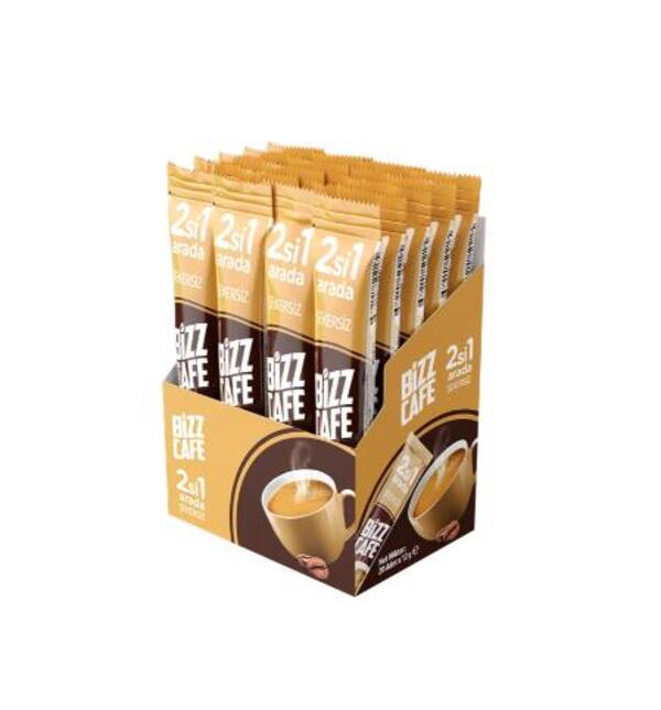 BİZZ CAFE 2Sİ 1ARADA ŞEKERSİZ 20Lİ