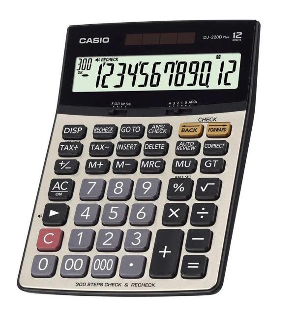 CASIO HESAP MAKİNESİ DJ-220 D PLUS