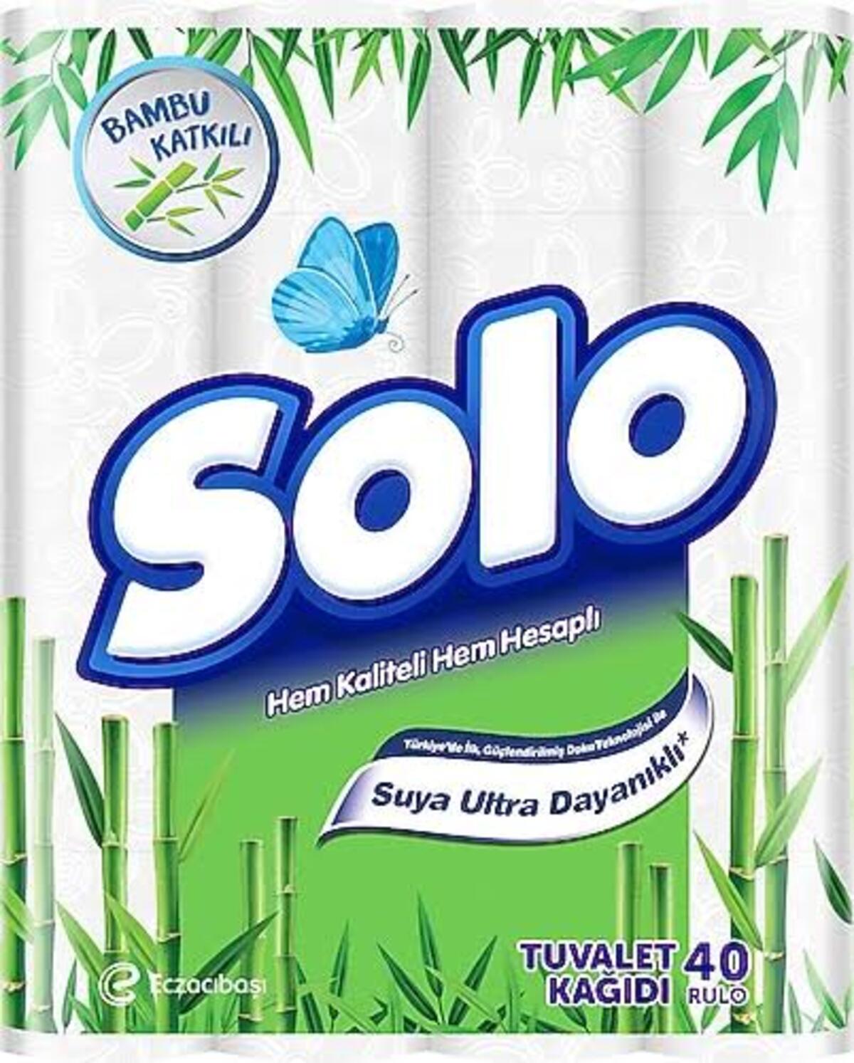 SOLO TUVALET KAĞIDI BAMBU 40LI