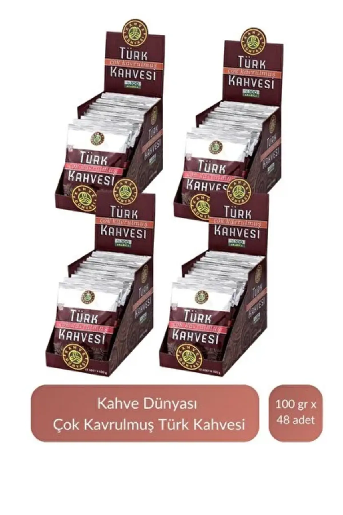 KAHVE DÜNYASI TÜRK KAHVESİ 100GR 48 ADET