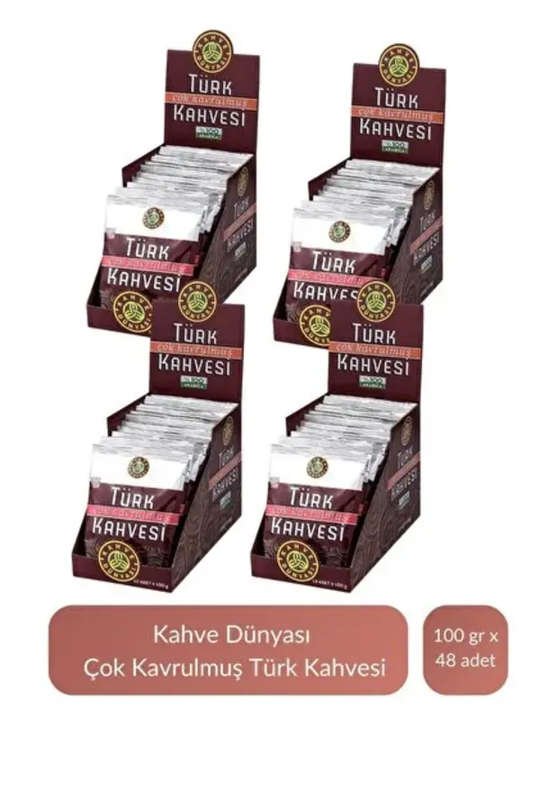 KAHVE DÜNYASI TÜRK KAHVESİ 100GR 48 ADET