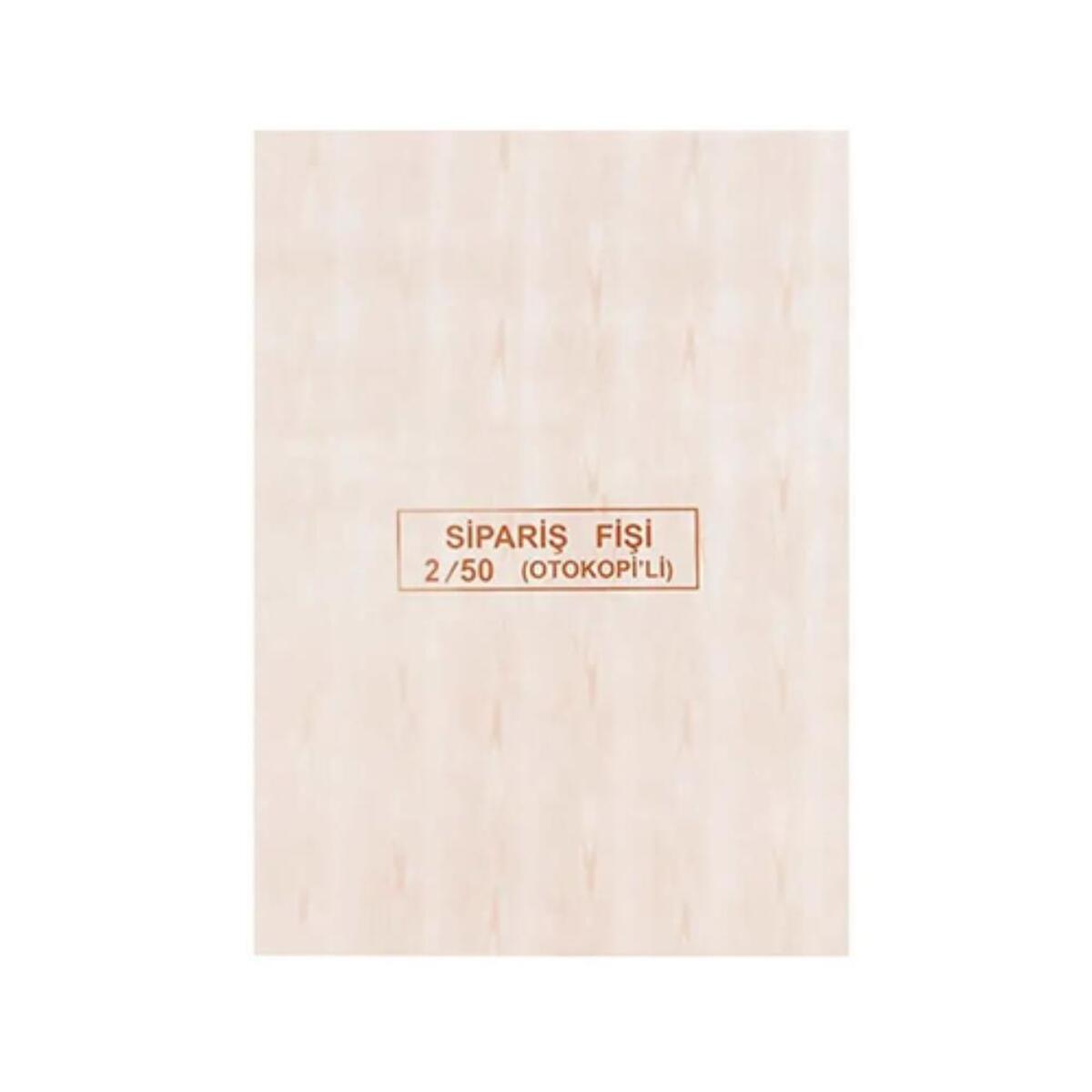 DİLMAN SİPARİŞ FİŞİ OTOKOPİLİ 2/N 2/50