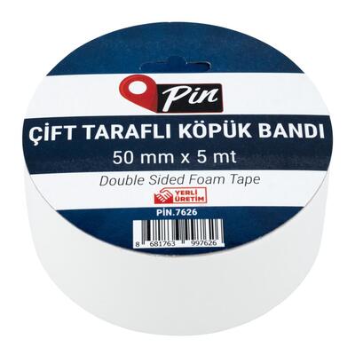 PİN ÇİFT TARAFLI KÖPÜK BANT 50x5