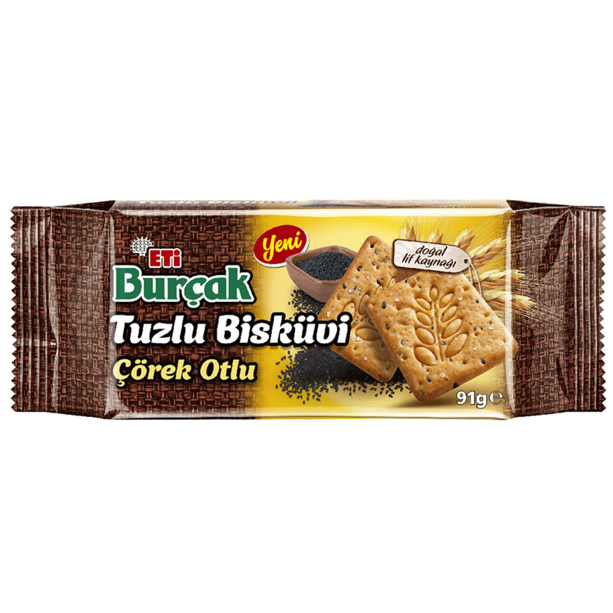 ETİ BURÇAK TUZLU ÇÖREKOTLU 91GR