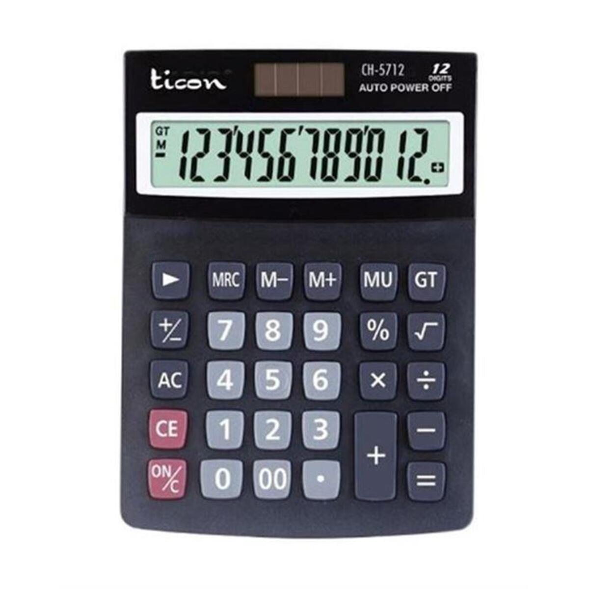 TİCON HESAP MAKİNESİ CH-5712