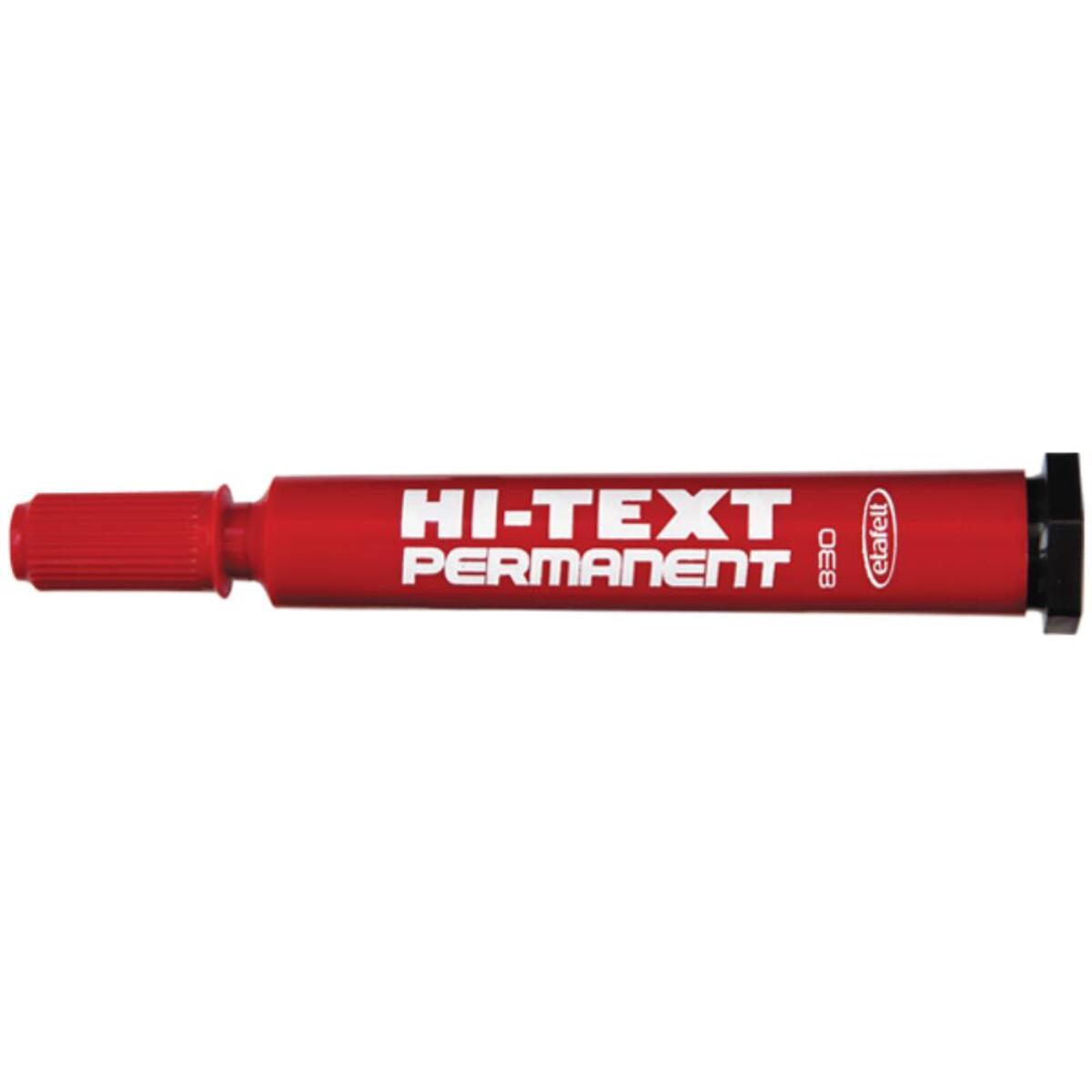 HI-TEXT KOLİ KALEMİ YUV.UÇ KIRMIZI 830 PBK