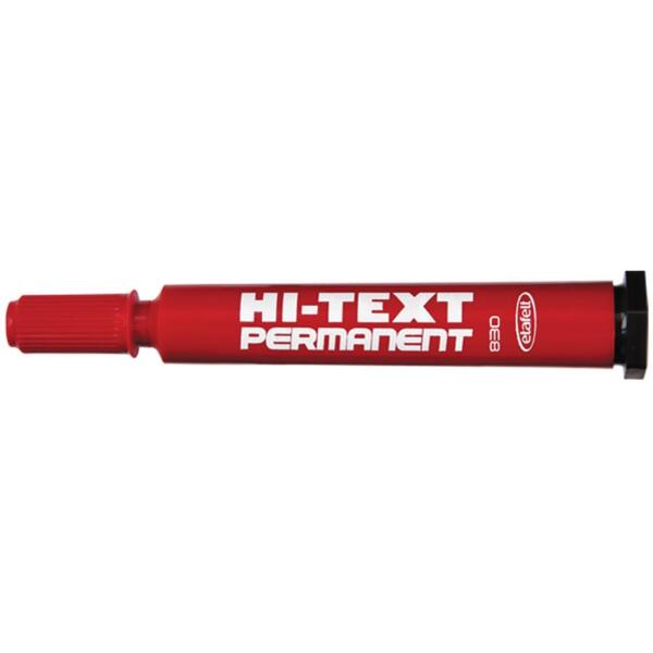 HI-TEXT KOLİ KALEMİ YUV.UÇ KIRMIZI 830 PBK