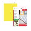 TANEX LAZER ETİKET 99,06x57 SARI TW-2010