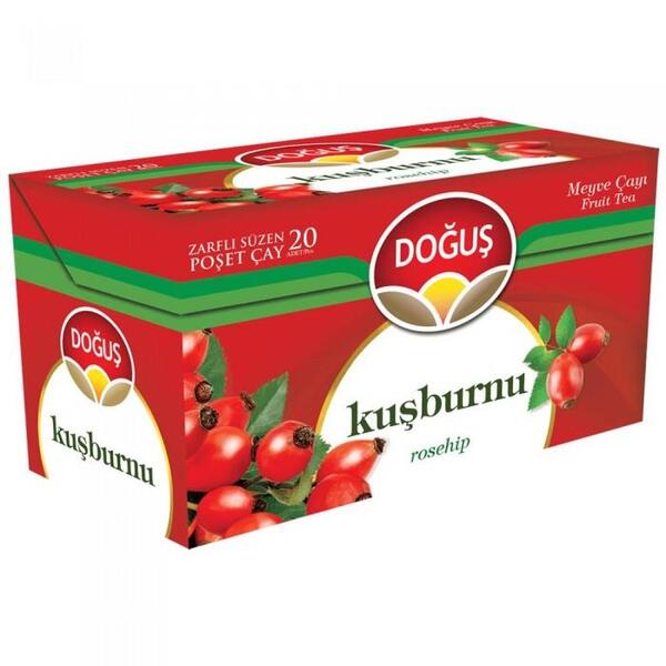 DOĞUŞ BARDAK ÇAY KUŞBURNU 20 Lİ