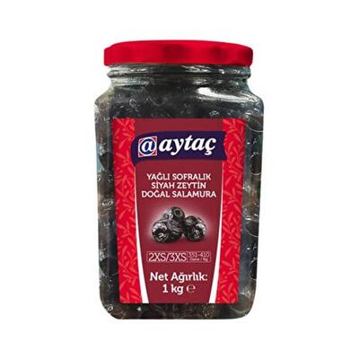 AYTAÇ SİYAH ZEYTİN 1KG (XS-S)