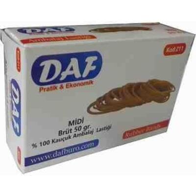 DAF AMBALAJ LASTİĞİ MİDİ (211) 50 GR