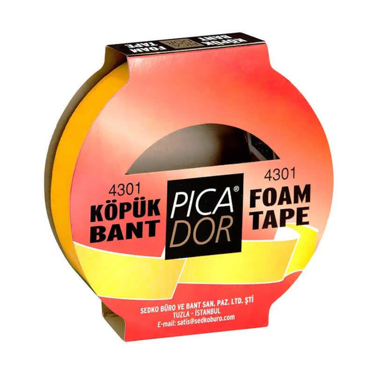 PICADOR ÇİFT TARAFLI KÖPÜK BANT 19x5M