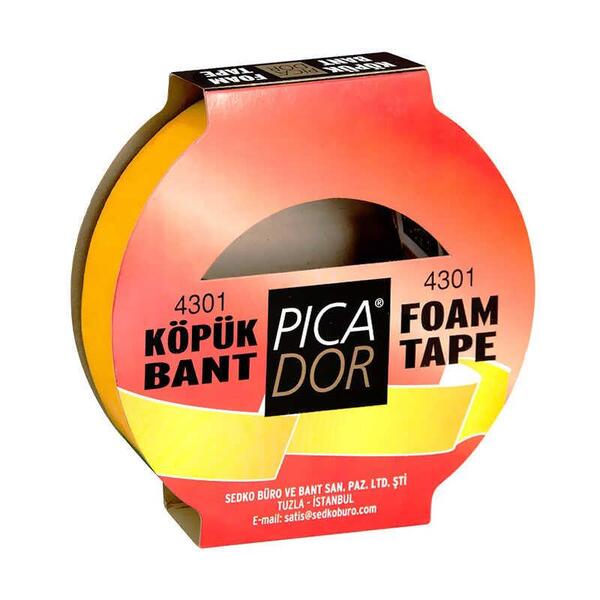 PICADOR ÇİFT TARAFLI KÖPÜK BANT 19x5M