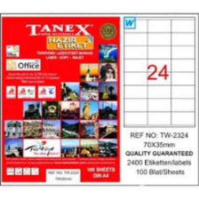 TANEX LAZER ETİKET 70x35 TW-2324