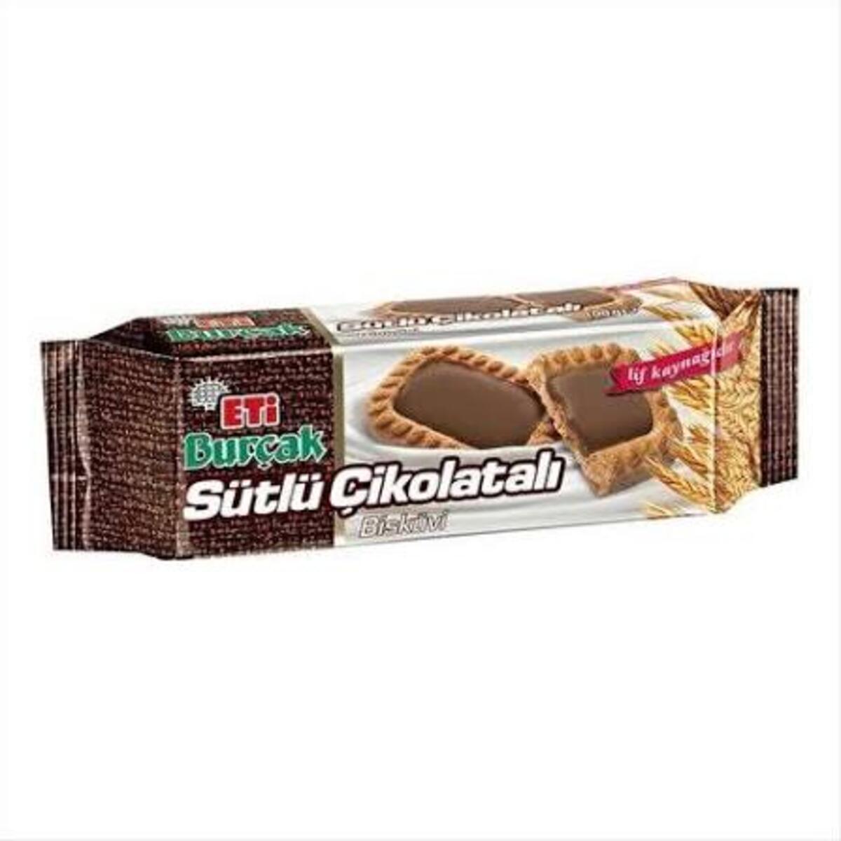 ETİ BURÇAK SÜTLÜ ÇİKOLATALI 114GR