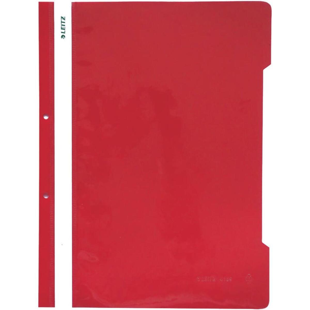 LEITZ TELLİ DOSYA A4 KIRMIZI 50Lİ