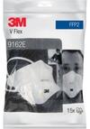 3M FFP2 TOZ MASKESİ VENTİLLİ 9162E 15Lİ
