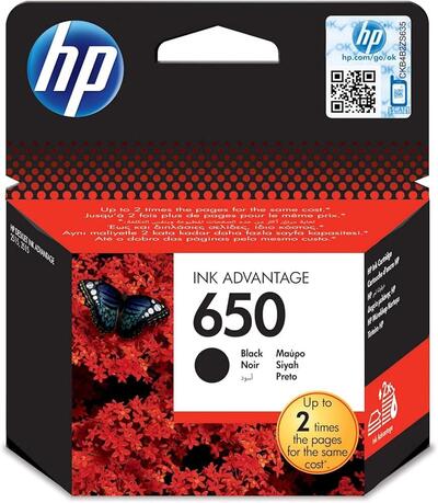 KARTUŞ ORJİNAL HP 650 SİYAH