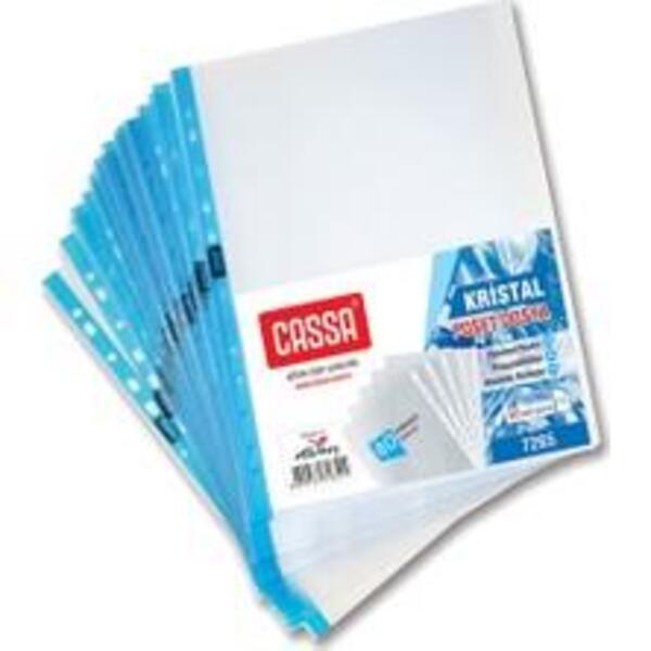 CASSA POŞET DOSYA A4 KRİSTAL 7260 100LÜ