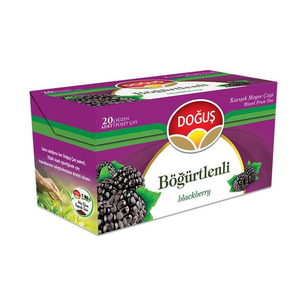 DOĞUŞ BARDAK ÇAY BÖĞÜRTLEN 20 Lİ