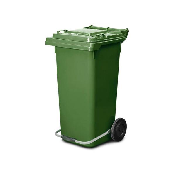 PLASTİK ÇÖP KONTEYNERİ 120LT PEDALLI
