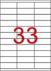 ETKİN YN5133 LASER ETİKET 33 LÜ 70x25